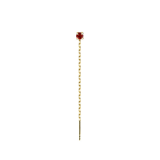 GURI I KUQ GOLD PLATED EARRING
