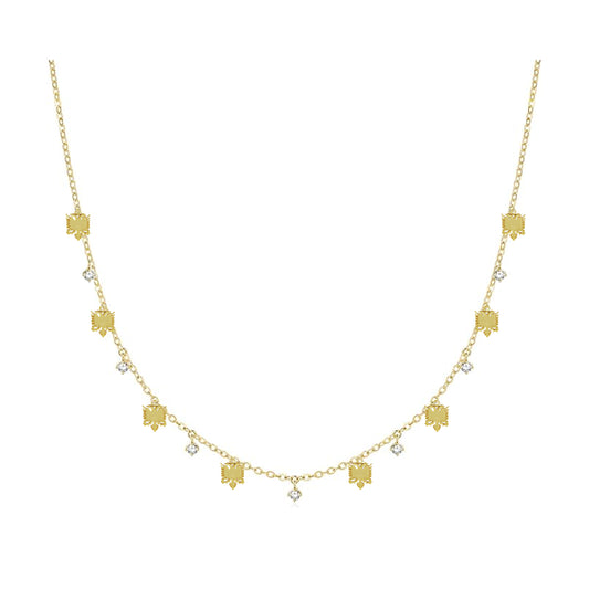 UNIVERS GOLD PLATED NECKLACE