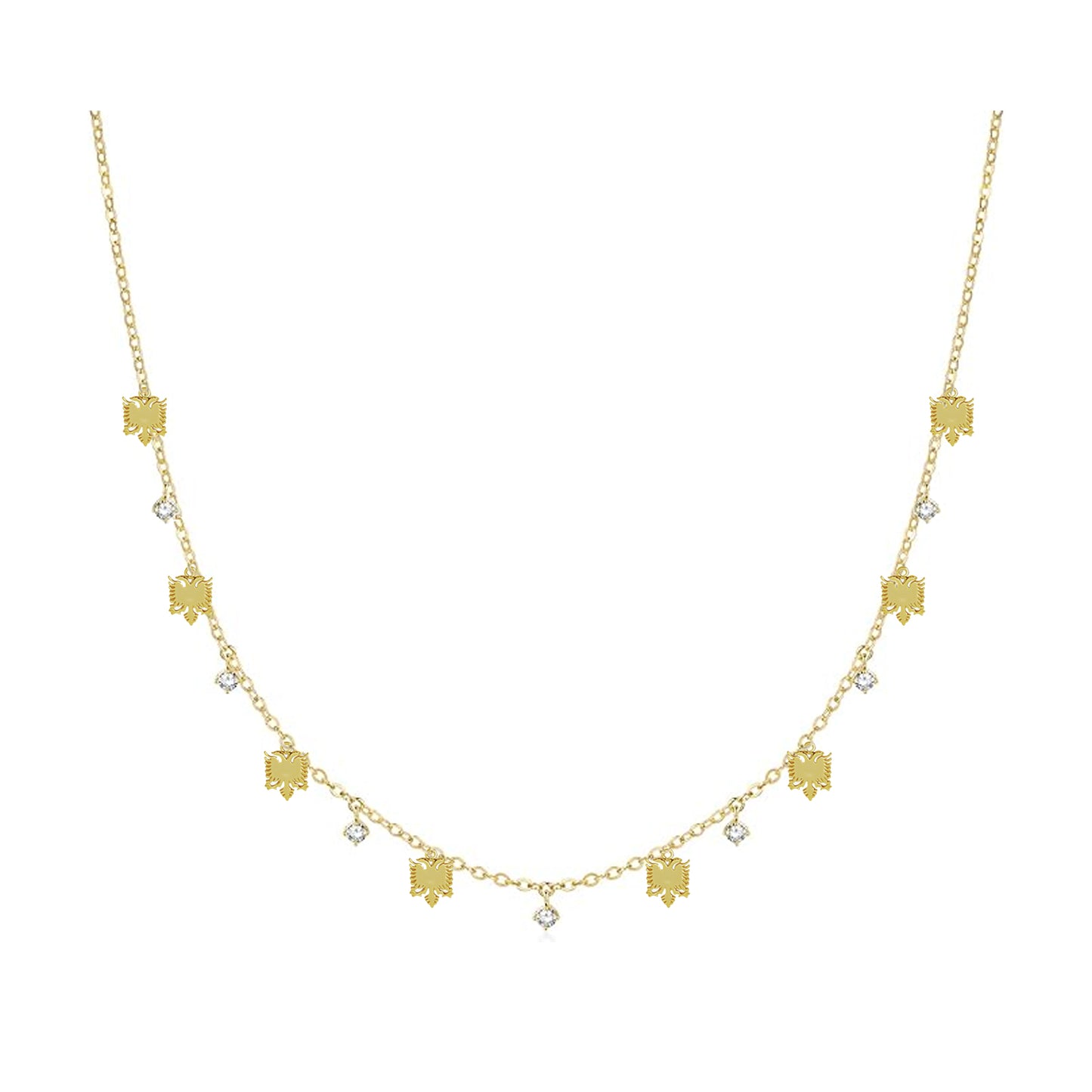 UNIVERS GOLD PLATED NECKLACE